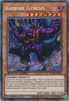 Vampire Genesis - SGX3 - Secret Rare - comprar online