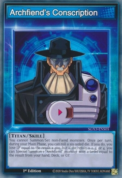 Archfiend's Conscription - SGX3 - Common - comprar online