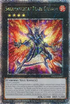 Salamangreat Blaze Dragon - TN23 - Quarter Century Secret Rare