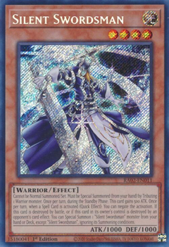 Silent Swordsman - RA02 - Secret Rare