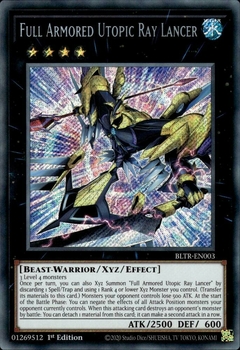 Full Armored Utopic Ray Lancer - BLTR - Secret Rare - comprar online