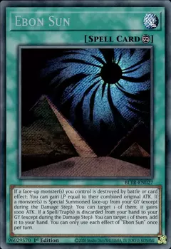Ebon Sun - BLTR - Secret Rare