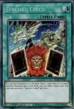 Synchro Creed - BLTR - Secret Rare