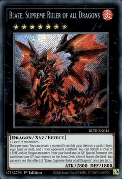 Blaze, Supreme Ruler of all Dragons - BLTR - Secret Rare - comprar online
