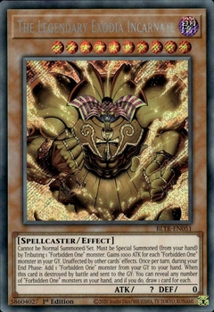 The Legendary Exodia Incarnate - BLTR - Secret Rare - comprar online