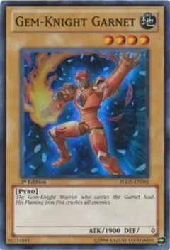 Gem-Knight Garnet - HA05 - Super Rare