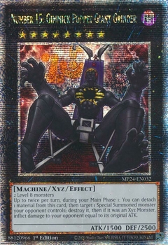 Number 15: Gimmick Puppet Giant Grinder - MP24 - Quarter Century Secret Rare