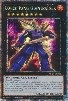 Coach King Giantrainer - MP24 - Quarter Century Secret Rare