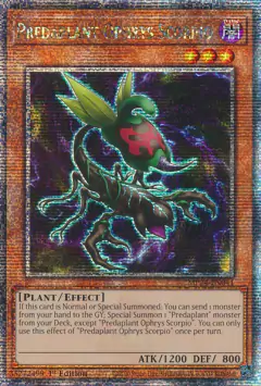Predaplant Ophrys Scorpio - MP24 - Quarter Century Secret Rare