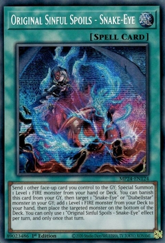 Original Sinful Spoils - Snake-Eye - MP24 - Prismatic Secret Rare