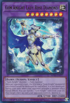 Gem-Knight Lady Rose Diamond - MP24 - Ultra Rare
