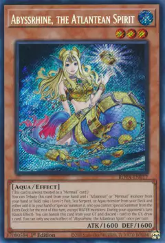 Abyssrhine, the Atlantean Spirit - ROTA - Secret Rare