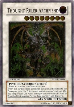 Thought Ruler Archfiend (dañada) - TDGS - Ultimate Rare - comprar online