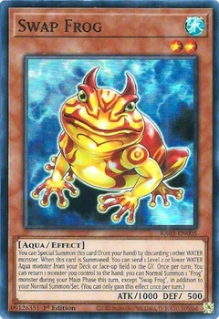 Swap Frog - RA03 - Super Rare