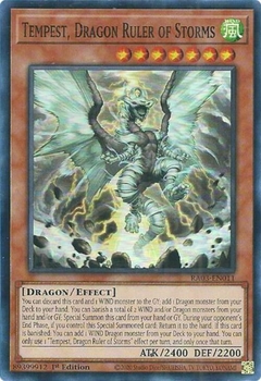 Tempest, Dragon Ruler of Storms - RA03 - Super Rare