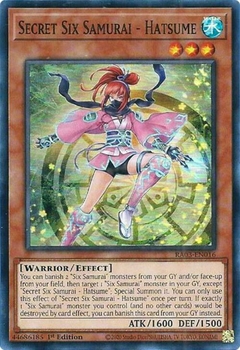 Secret Six Samurai - Hatsume - RA03 - Super Rare