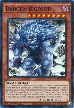 Danger! Bigfoot! (Alternate Art) - RA03 - Super Rare