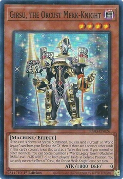 Girsu, the Orcust Mekk-Knight - RA03 - Super Rare