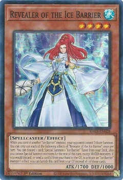 Revealer of the Ice Barrier - RA03 - Super Rare