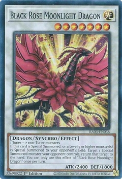 Black Rose Moonlight Dragon - RA03 - Super Rare