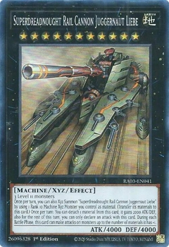 Superdreadnought Rail Cannon Juggernaut Liebe - RA03 - Super Rare