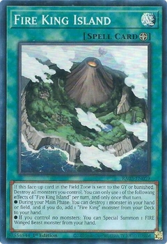 Fire King Island - RA03 - Super Rare