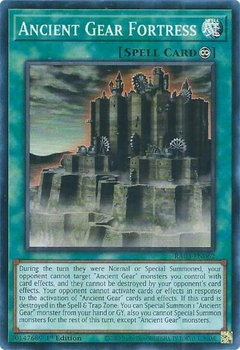 Ancient Gear Fortress - RA03 - Super Rare