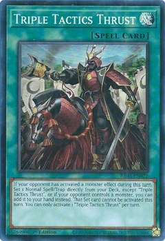 Triple Tactics Thrust - RA03 - Super Rare