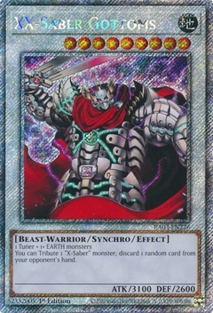 XX-Saber Gottoms - RA03 - Platinum Secret Rare - comprar online