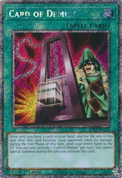 Card of Demise - RA03 - Platinum Secret Rare - comprar online