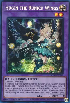 Hugin the Runick Wings - MP23 - Prismatic Secret Rare