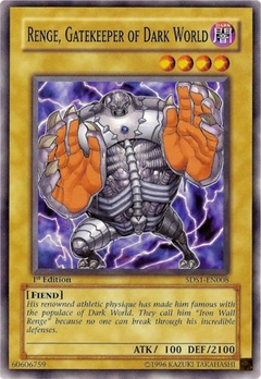 Renge, Gatekeeper of Dark World - 5DS1 - Common