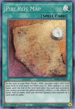 Piri Reis Map - BROL - Secret Rare