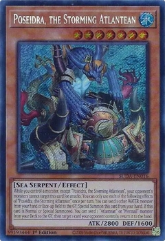 Poseidra, the Storming Atlantean - SUDA - Secret Rare - comprar online