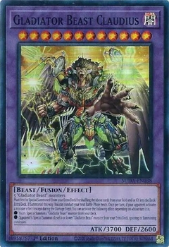 Gladiator Beast Claudius - SUDA - Super Rare - comprar online
