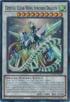 Crystal Clear Wing Synchro Dragon - RA04 - Super Rare - comprar online