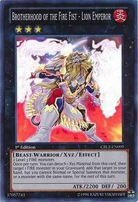 Brotherhood of the Fire Fist - Lion Emperor - CBLZ - Super Rare