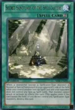 Secret Sanctuary of the Spellcasters (dañada) - SHSP - Rare