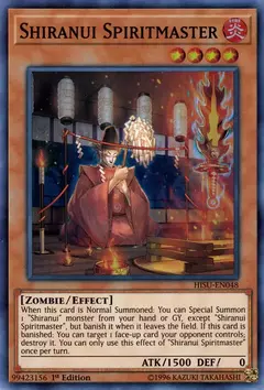 Shiranui Spiritmaster - HISU - Super Rare