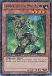 Elemental Hero Woodsman - DT04 - Duel Terminal Rare Parallel Rare