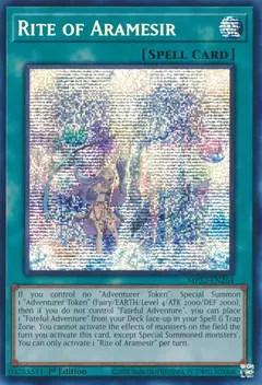 Rite of Aramesir - MP23 - Prismatic Secret Rare