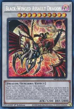 Black-Winged Assault Dragon - MP23 - Prismatic Secret Rare