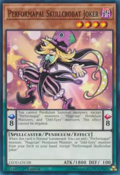 Performapal Skullcrobat Joker - LEDD - Common