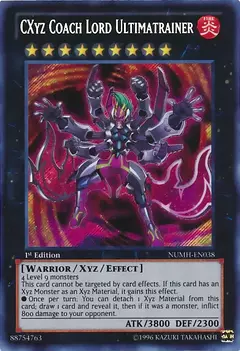 CXyz Coach Lord Ultimatrainer - NUHM - Secret Rare