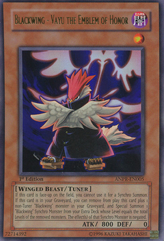 Blackwing - Vayu the Emblem of Honor - ANPR - Ultra Rare
