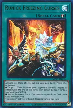 Runick Freezing Curses - MP23 - Ultra Rare