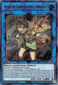 Aussa the Earth Charmer, Immovable - MP21 - Ultra Rare