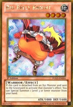 Big Belly Knight - PGLD - Gold Rare