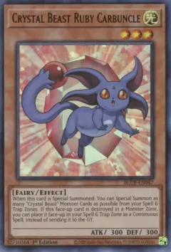 Crystal Beast Ruby Carbuncle - BLCR - Ultra Rare