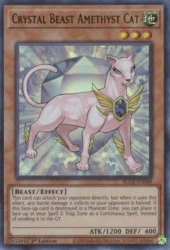 Crystal Beast Amethyst Cat - BLCR - Ultra Rare